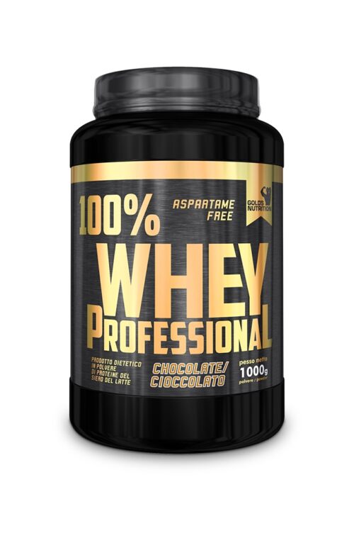 Proteine del siero del Latte 1Kg 100 % WHEY PROFESSIONAL Gold's Nutrition