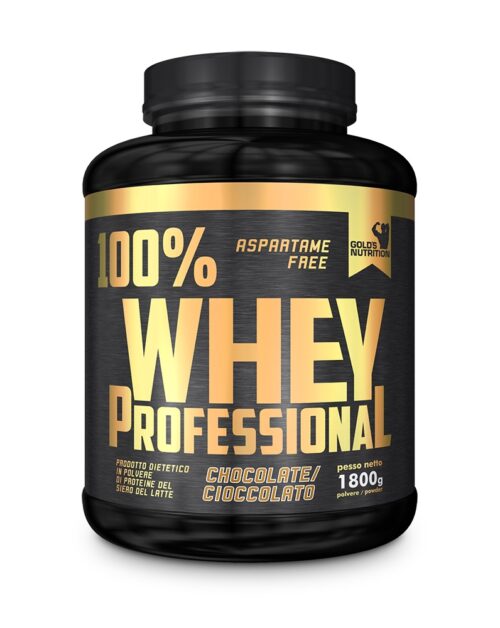 Proteine del siero del Latte 1.8 Kg 100 % WHEY PROFESSIONAL Gold's Nutrition