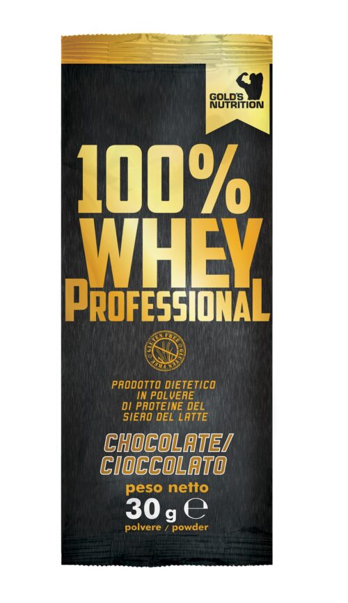 Proteine del siero del Latte 30g 100 % WHEY PROFESSIONAL Gold's Nutrition Monodose