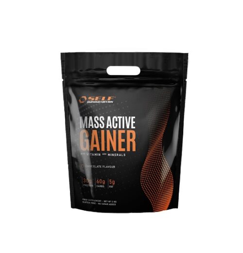 Mass Active Gainer Integratore Anabolico con vitamine e minerali, Self Nutrition 2 Kg