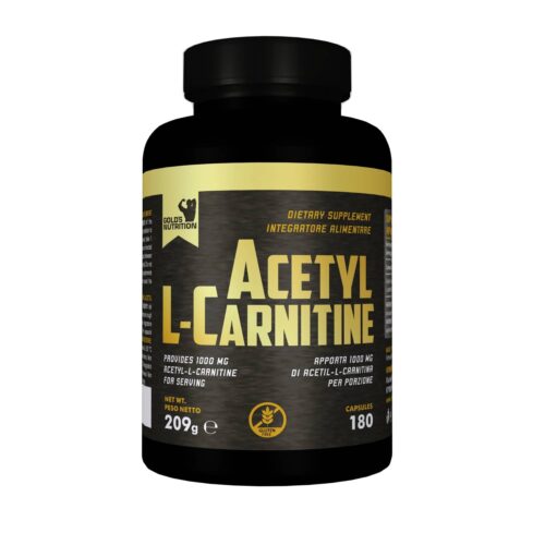 Acetyl L-Carnitine Gold's Nutrition, L-Carnitina 180 cps